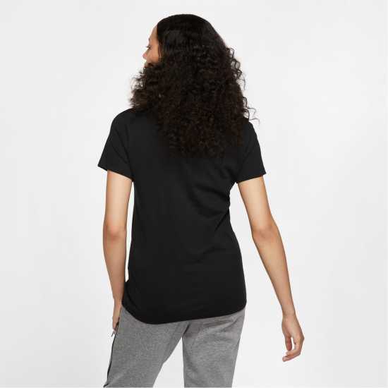 Nike Sportswear Essential T-Shirt Black/White Дамски тениски и фланелки