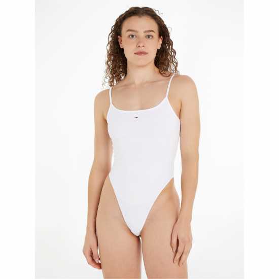 Tommy Jeans Tjw Essential Strappy Body Бяло Дамски потници