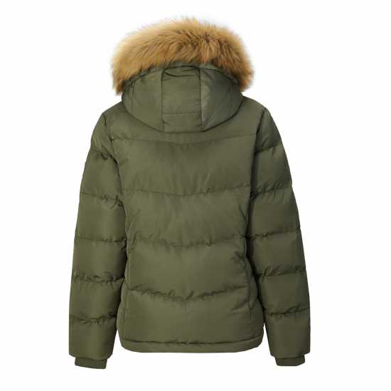 Soulcal Deluxe Winter Warmth Jacket For Ladies Хаки 