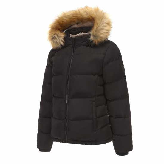 Soulcal Deluxe Winter Warmth Jacket For Ladies Черно 