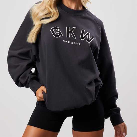 Gym King Logo Sweat Ld44 Певтър 