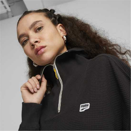 Puma Half-Zip Crew Черно Пума 