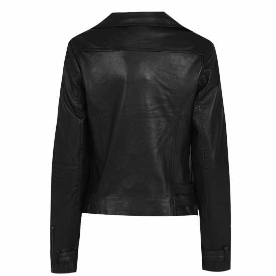 Biba Мотоциклетно Яке Leather Biker Jacket Черно 