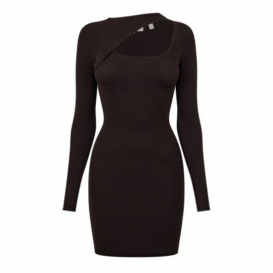 Jack Wills Cut Out Ribbed Mini Dress  Дамски пуловери и жилетки