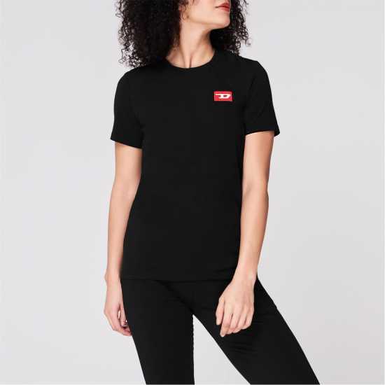 Diesel Lounge T-Shirt 900 Черно 