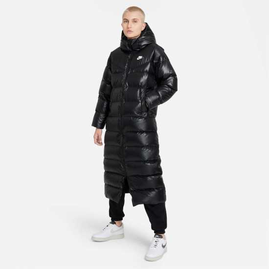 Nike Sportswear Therma-FIT City Series Women's Parka ЧЕРНО/БЯЛО Дамски грейки