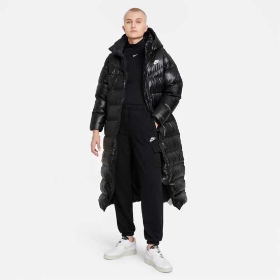 Nike Sportswear Therma-FIT City Series Women's Parka ЧЕРНО/БЯЛО Дамски грейки