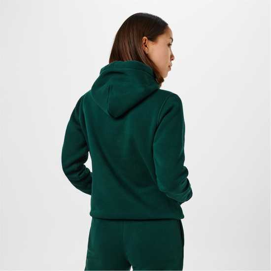 Jack Wills Hunston Graphic Logo Hoodie Тъмно зелено 