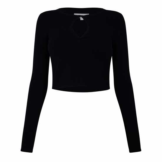 Jack Wills Cut Out Top Ld44  Дамски тениски с яка