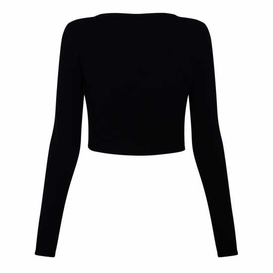 Jack Wills Cut Out Top Ld44  Дамски тениски с яка