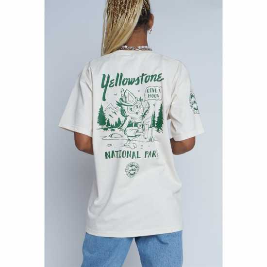 Тениска Daisy Street Yellowstone T Shirt  Daisy Street