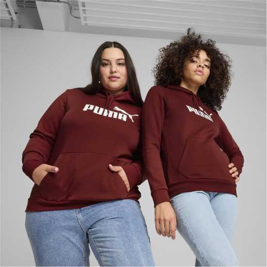 Puma Logo Ladies Hoody Intense Red Дамски суичъри и блузи с качулки