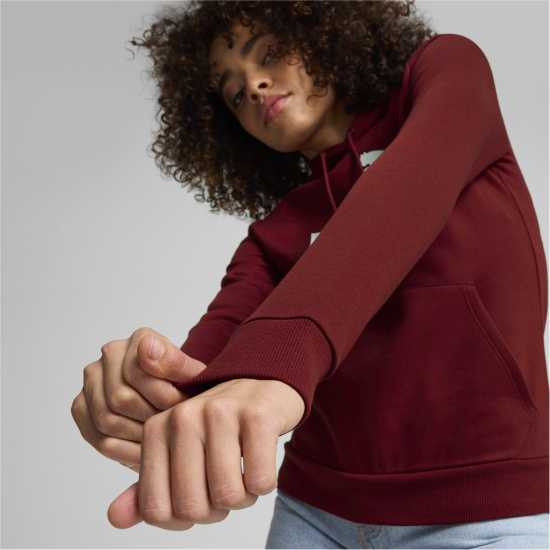 Puma Logo Ladies Hoody Intense Red Дамски суичъри и блузи с качулки