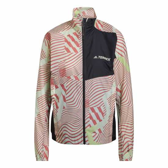 Adidas Дамско Яке Terrex Trail Running Printed Wind Jacket Womens  Дамски грейки