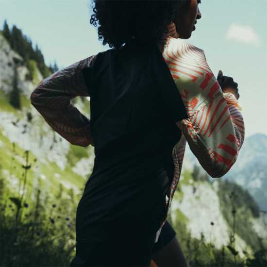 Adidas Дамско Яке Terrex Trail Running Printed Wind Jacket Womens  Дамски грейки