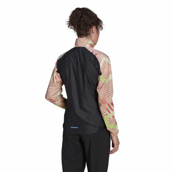 Adidas Дамско Яке Terrex Trail Running Printed Wind Jacket Womens  Дамски грейки