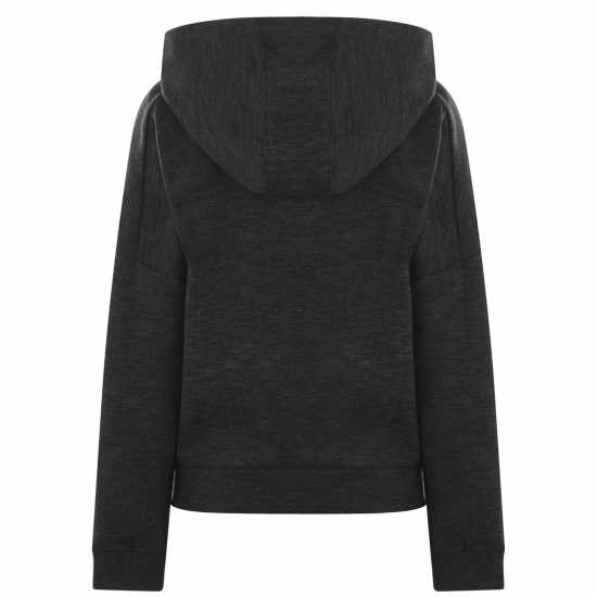 Adidas Дамски Суитшърт Id Melang Zip Hoody Ladies Черно Дамски суичъри и блузи с качулки