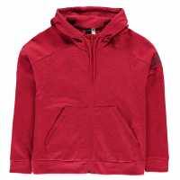 Adidas Дамски Суитшърт Id Melang Zip Hoody Ladies Червено Дамски суичъри и блузи с качулки