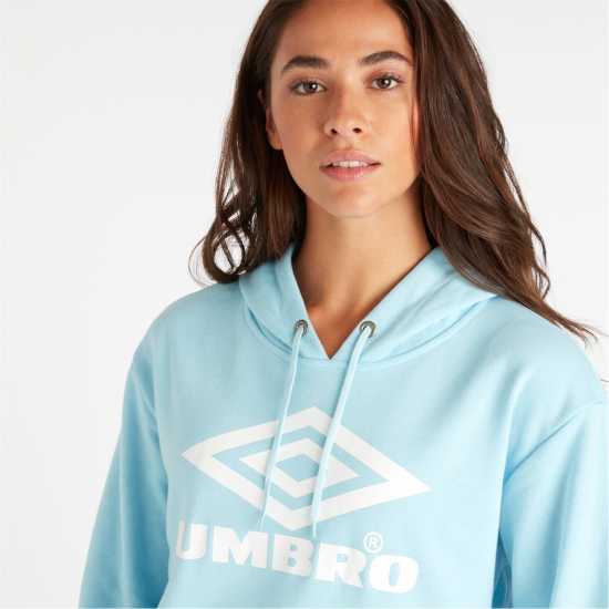 Umbro Classico Hood Ld99 Крайдълс Черно/Бяло Дамски суичъри и блузи с качулки