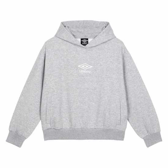 Umbro Hoodie Ld99 Сив меланж/Бял 