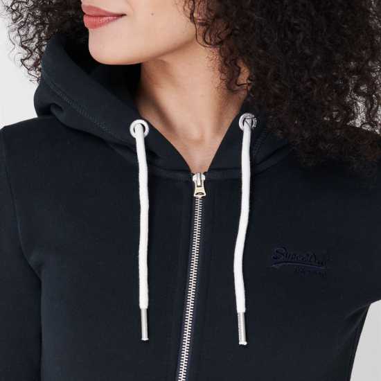 Superdry Embroidered Logo Hoodie Изтъкло Нви 98T 