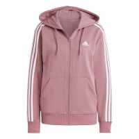 Adidas 3 Stripe Zip Track Hoodie Ladies  