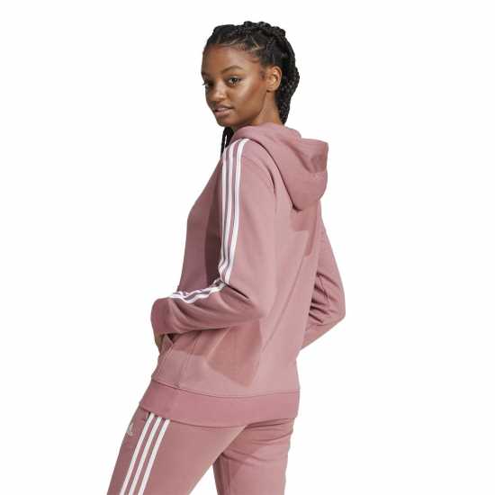 Adidas 3 Stripe Zip Track Hoodie Ladies  