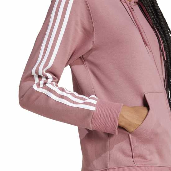 Adidas 3 Stripe Zip Track Hoodie Ladies  