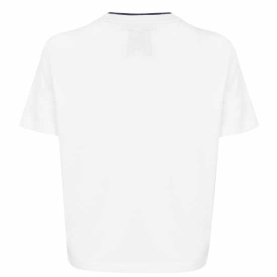 Jack Wills Milsom Boxy T-Shirt Бяло Дамски тениски с яка