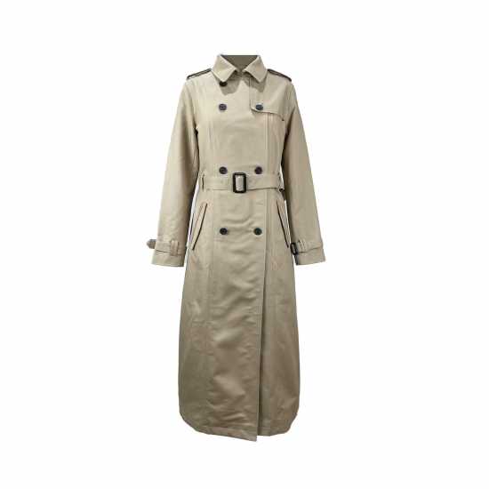 Jack Wills Long Meryl Trench Ld51  Дамски якета с пух