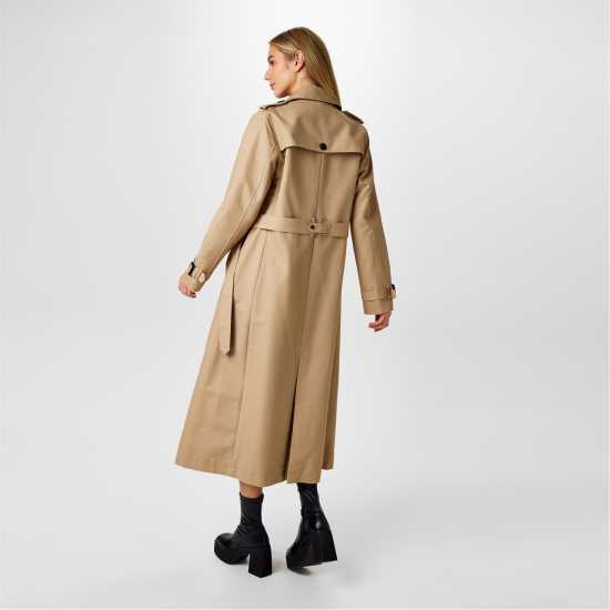 Jack Wills Long Meryl Trench Ld51  Дамски якета с пух