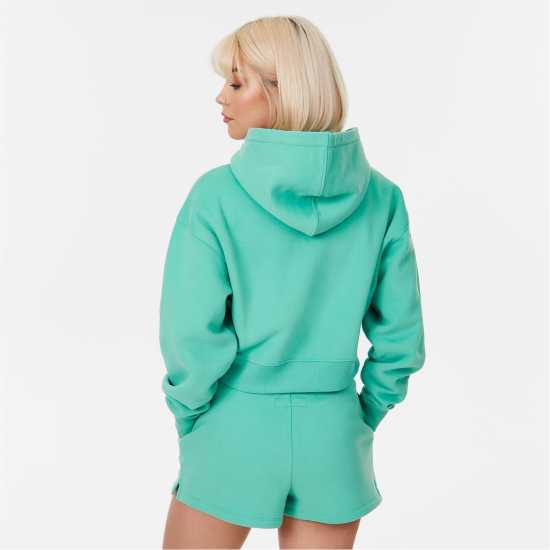 Jack Wills Crop Zip-Through Hoodie  Дамски суичъри и блузи с качулки