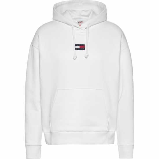 Tommy Jeans Centre Badge Hoodie БЯЛ ЙБР 