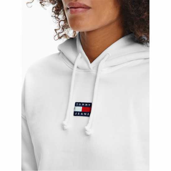 Tommy Jeans Centre Badge Hoodie БЯЛ ЙБР 