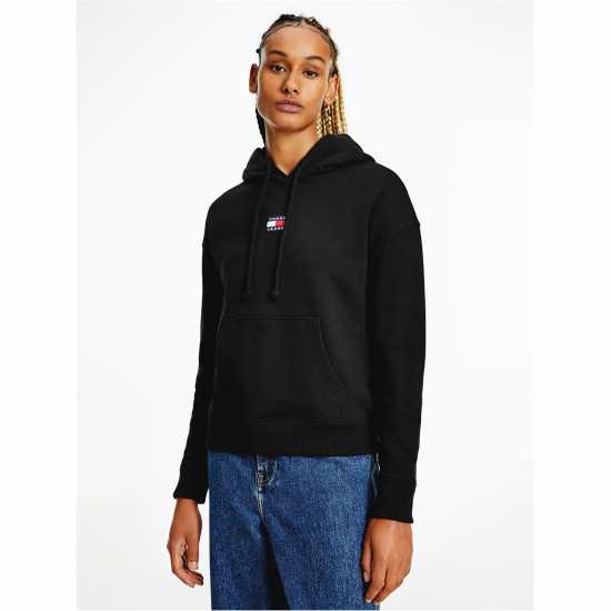 Tommy Jeans Centre Badge Hoodie Черно BDS 