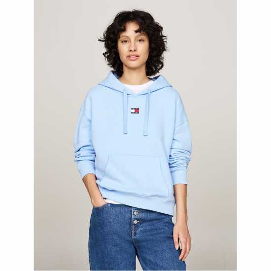 Tommy Jeans Centre Badge Hoodie Синьо на кораб 