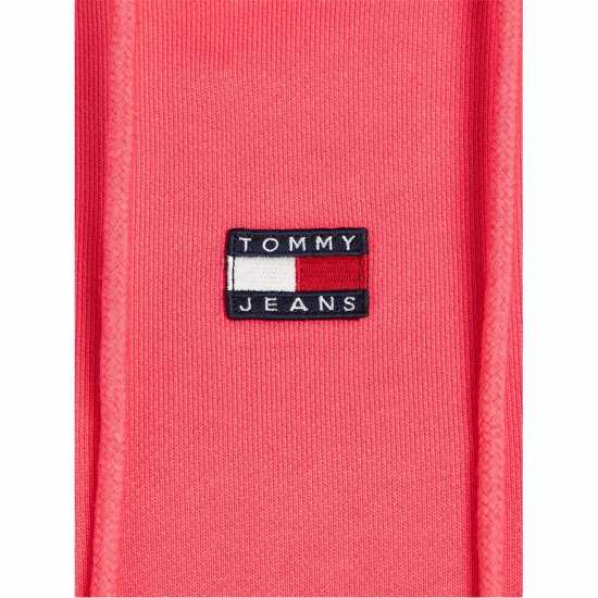 Tommy Jeans Centre Badge Hoodie Лазерно розово 