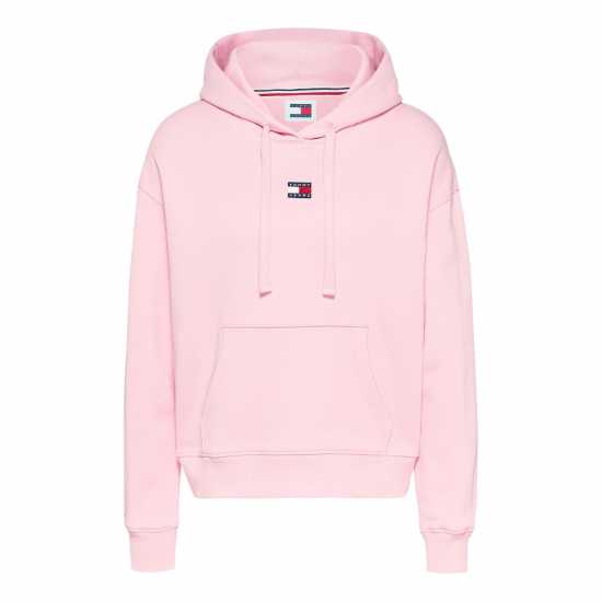 Tommy Jeans Centre Badge Hoodie Балетно розово 