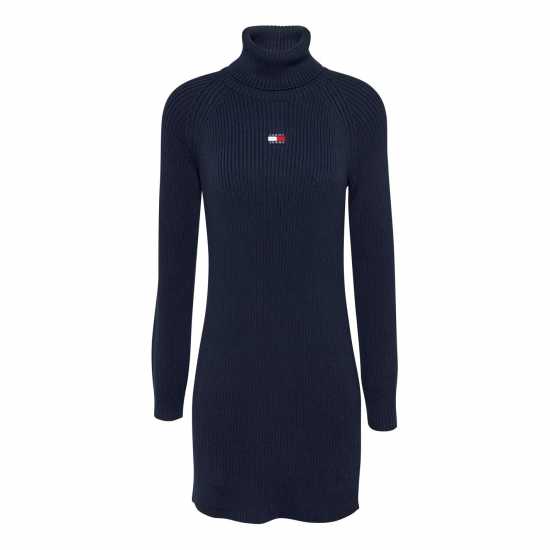 Tommy Jeans Mockneck Badge Sweater Dress  