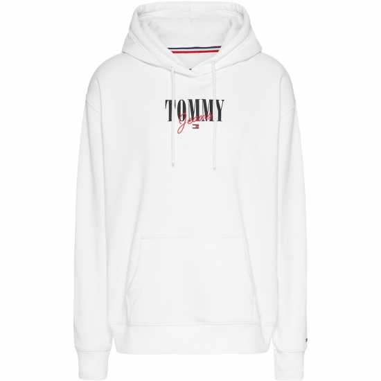 Tommy Jeans Relax Essential Logo Hoodie Бяло 