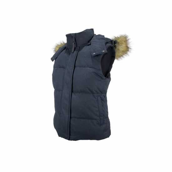 Jack Wills Willow Heritage Puffer Gilet Черно Дамски грейки