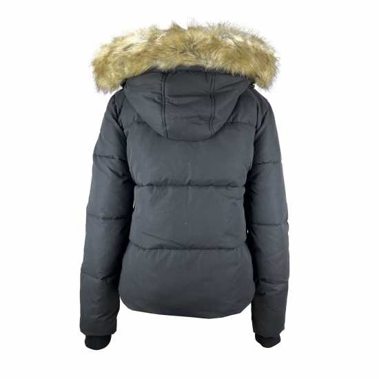 Jack Wills Riley Puffer Jacket Черно Дамски грейки