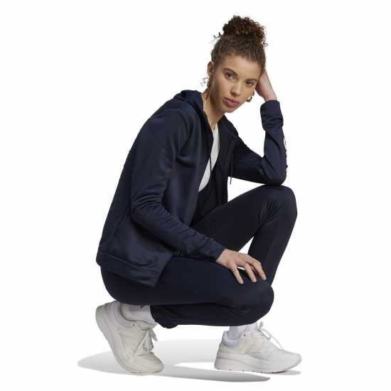 Adidas Linear Tracksuit Womens Легендарна чернина Дамски спортни екипи