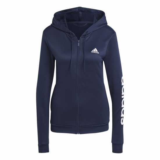 Adidas Linear Tracksuit Womens Легендарна чернина Дамски спортни екипи