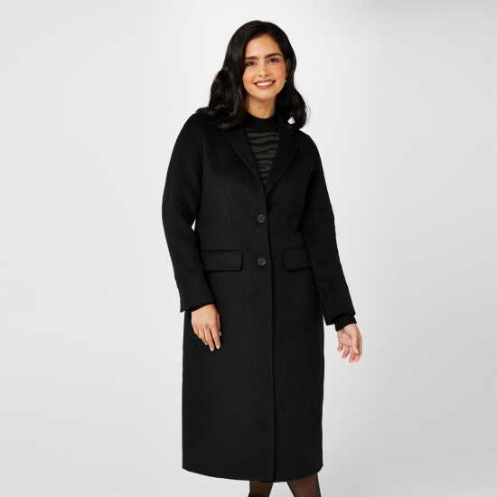 Biba Тренчкот Wool Trench Coat Черно 