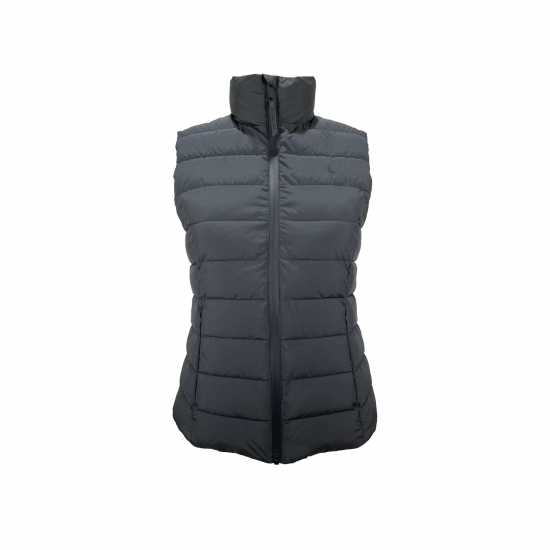 Jack Wills Badwell Lightweight Puffer Gilet Черно Дамски грейки