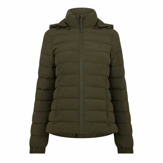 Jack Wills Luna Hooded Puffer Jacket Хаки 