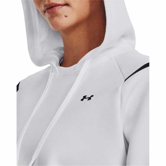 Under Armour Unstop Flc Hoodie Ld99 Бяло Дамски суичъри и блузи с качулки