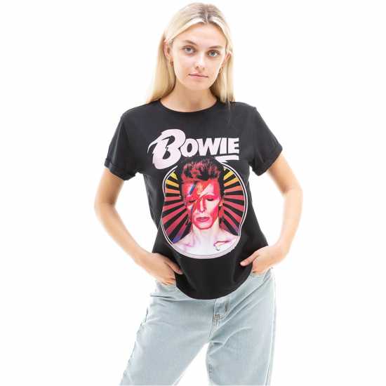 Official Bowie T-Shirt  Дамски тениски с яка