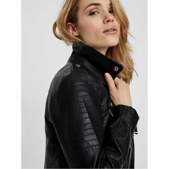 Vero Moda Мотоциклетно Яке Vm Kerri Ultra Coated Biker Jacket  Vero Moda